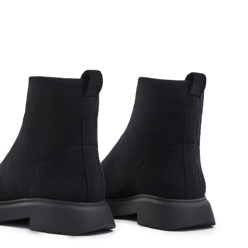 Malove Ladies' Wedge-Heel Wool Thick bottom Booties  5787 Black - House of Avenues - Designer Shoes | 香港 | 女Ã? House of Avenues