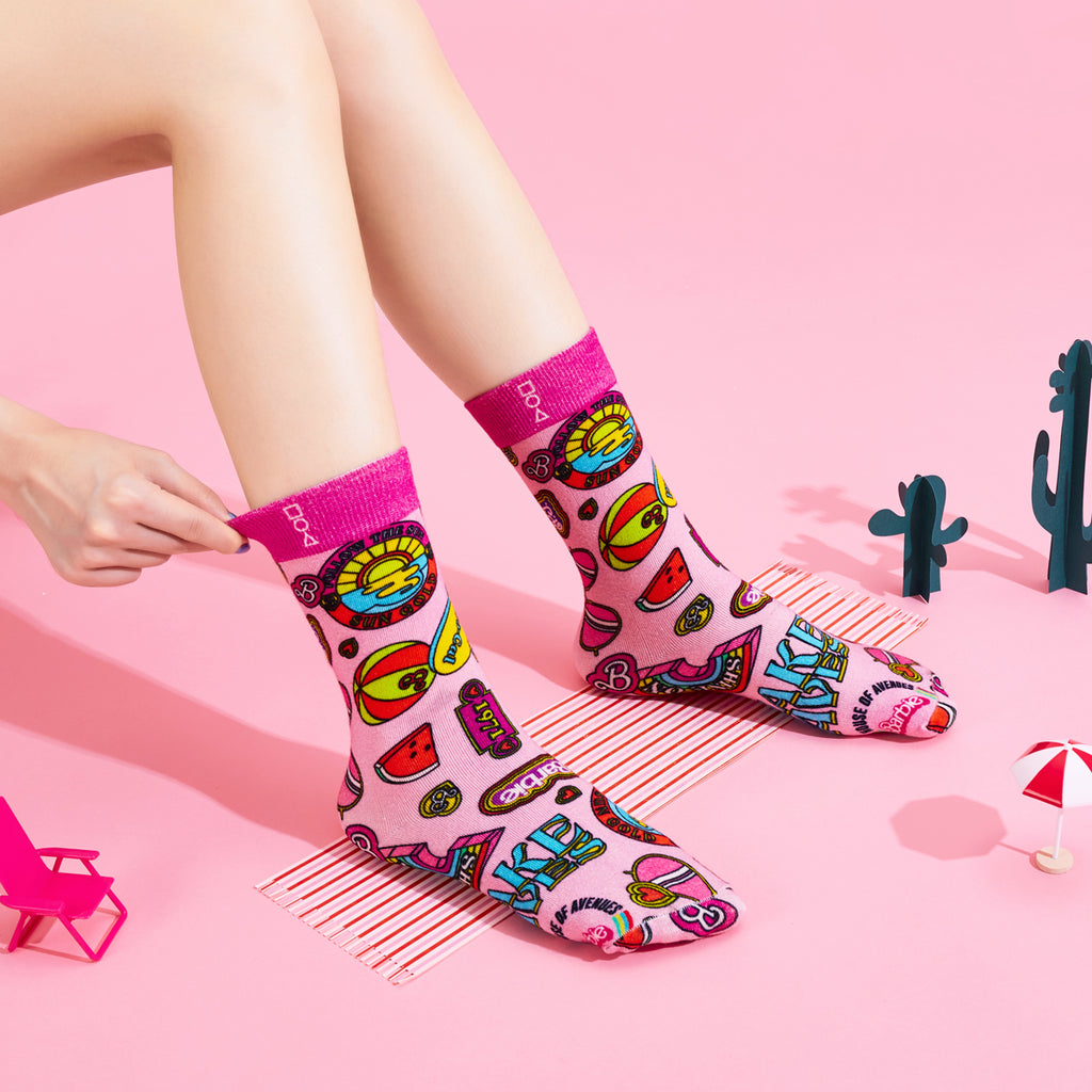 Barbie X HOA Original Design Sock - TOGETHER WE SHINE - 5778 - House of Avenues - Designer Shoes | 香港 | 女Ã? House of Avenues